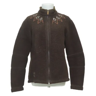 Fleecejacke (Braun) von 66 North Polyester, Wolle
