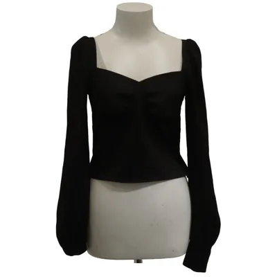 Crop top (Zwart) van XLE Polyester