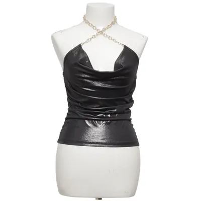 Halter neck top (Black) from NA-KD Elastane, Polyester