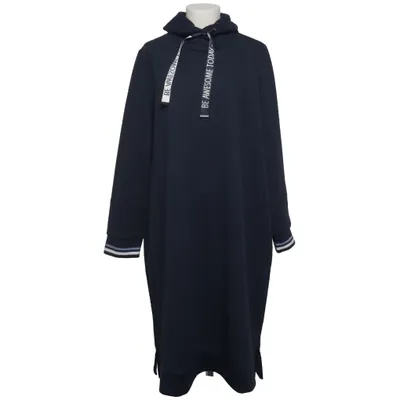 Capuchon jurk (Blauw) van Gina Benotti Elastaan, Polyester, Viscose