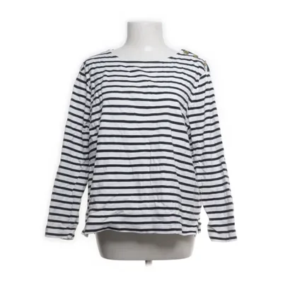 Lange mouwen shirt (Wit, Blauw) van Jodhpur Organisch katoen