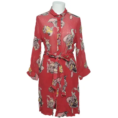 Robe chemise (Rouge, Multicolore) de Fall Winter Spring Summer Viscose