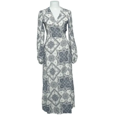 Wrap dress (White, Blue) from Tu Polyamide, Viscose