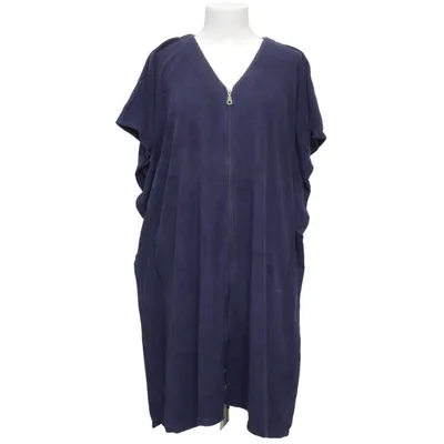 Morgenkåbe (Blå) fra Damella Bomuld, Polyester