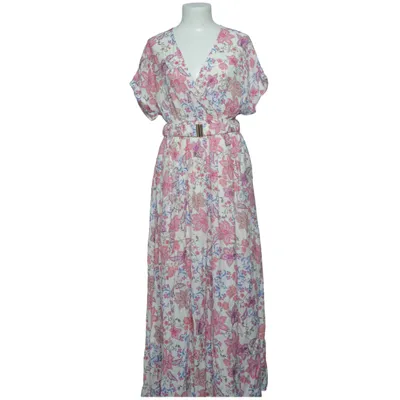Maxi dress (White, Pink, Multicolored) from In April 1986 Polyamide, Viscose