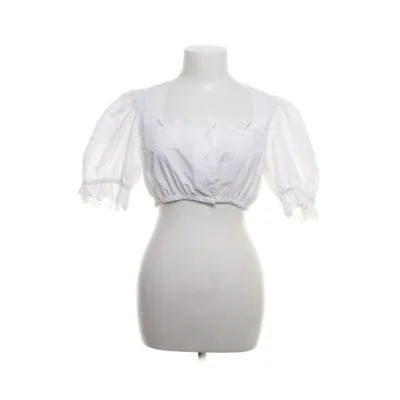 Crop top (Wit) van Landhaus Katoen, Polyester