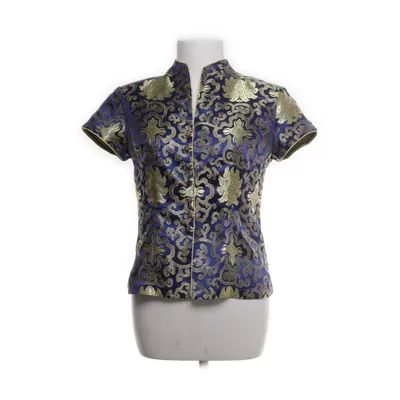 Top (Blue, Gold) from Alex Line Silk