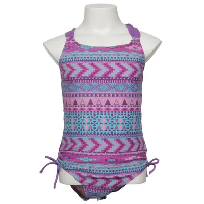 Maillot de bain une pièce (Violet, Multicolore) de Bonprix Élasthane, Polyamide