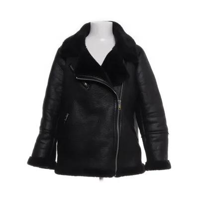 Shearling jacket (Black) from About You Polyester