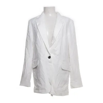 Blazer (Blanc) de H&M Modern Classic Viscose, Lin, Polyester