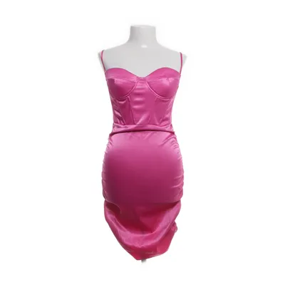 Cocktailklänning (Rosa) från Shein Polyester, Elastan