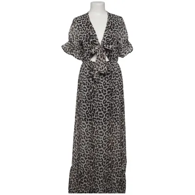 Robe (Beige, Noir) de Influence Polyester