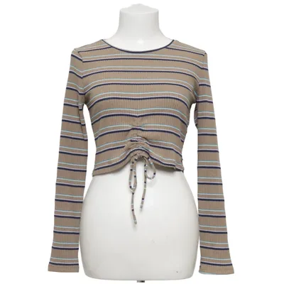 Crop top (Bruin, Blauw, Wit) van Pacific Republic Pull & Bear