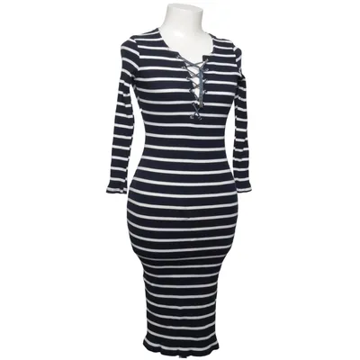 Robe longue (Bleu, Blanc) de Golden Days Coton
