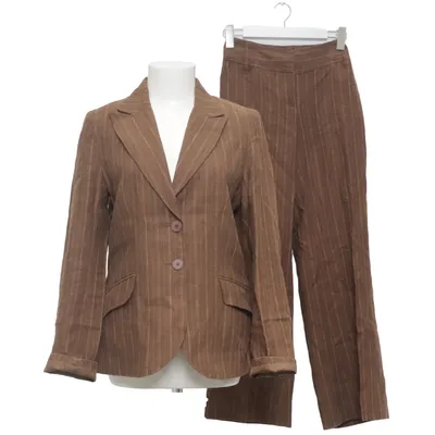 Jakkesæt (Brun) fra H&M Linned