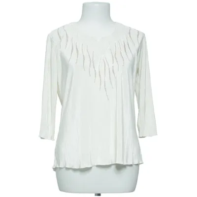 Bluse (Hvid) fra Sara Louise Polyester