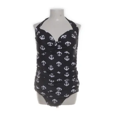 Badedragt (Sort, Hvid) fra Belsira Elastan, Polyester