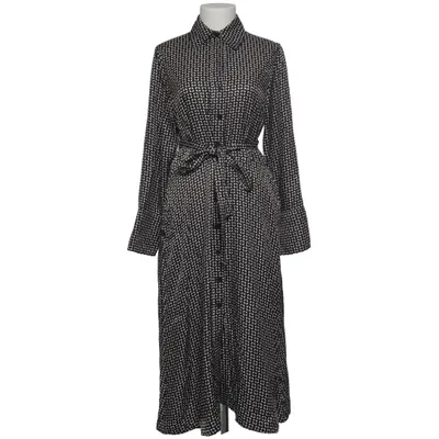 Shirt dress (Black, White) from COS Cupro, Lyocell