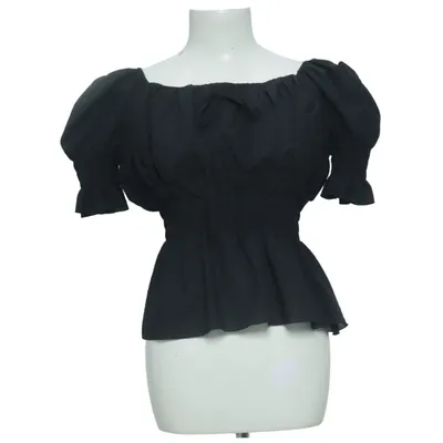 Crop top (Zwart) van Initial