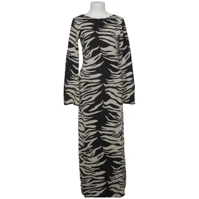 Maxi dress (Black, Beige) from NA-KD Acrylic, Cotton