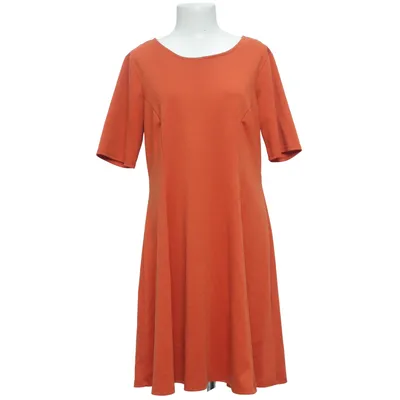 Klänning (Orange) från M&Co Elastan, Polyester, Viskos
