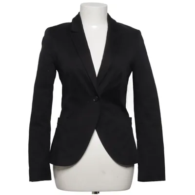 Kavaj (Svart) från Zara Basic Bomull, Elastan, Polyester