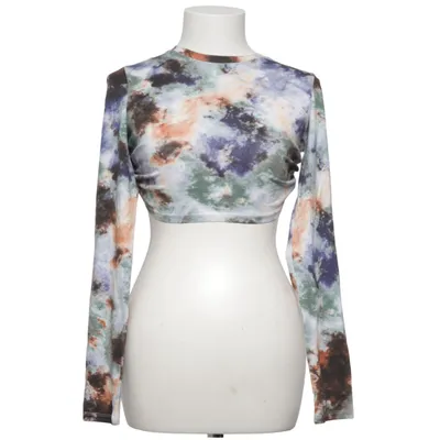 Crop top (Flerfarvet) fra Monki Bomuld, Elastan
