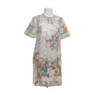 Klänning (Beige, Flerfärgad) från H&M Conscious Collection Exclusive Lyocell, Metallfiber, Silke