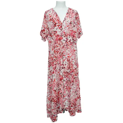 Maxikleid (Rot, Weiß, Mehrfarbig) von ONLY Carmakoma Viskose