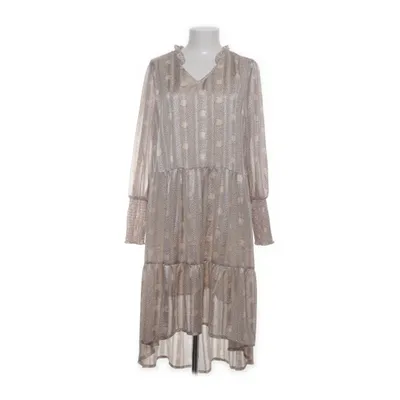 Klänning (Beige, Flerfärgad) från Culture Metallfiber, Polyester