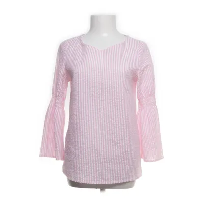 Blouse (Pink, White) from Miss Miss Cotton, Polyester