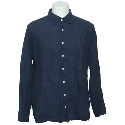 Shirt (Blauw) van Tailor Store Linnen
