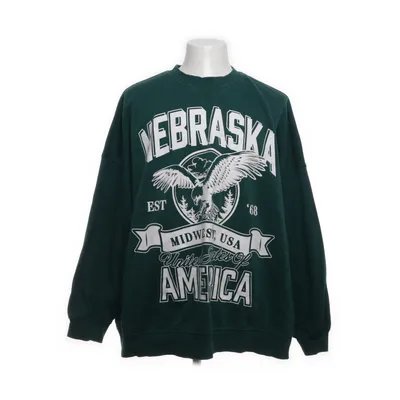 Collegetröja (Grön) från Divided by H&M Bomull, Elastan, Polyester