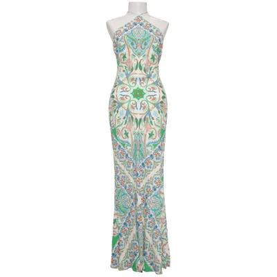 Robe longue (Blanc, Multicolore) de Mango