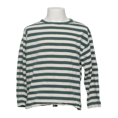 Long sleeve T-shirt (Green, White) from Rikiki Cotton