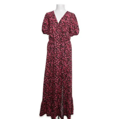 Maxi jurk (Zwart, Roze) van Mohito Polyester