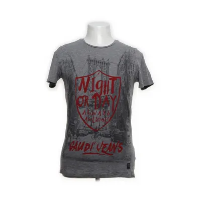 T-shirt (Gray, Multicolored) from Gaudi Jeans Cotton