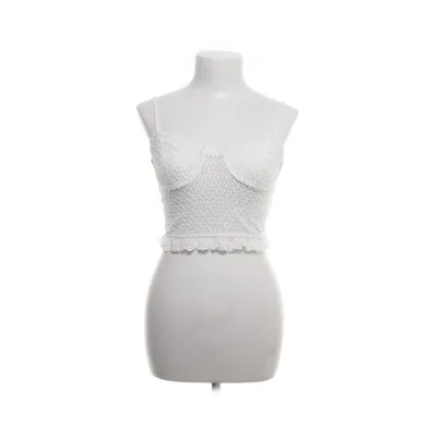 Crop top (Wit) van Bershka