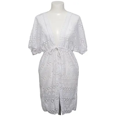 Robe de plage (Blanc) de Power Flower Élasthane, Polyamide
