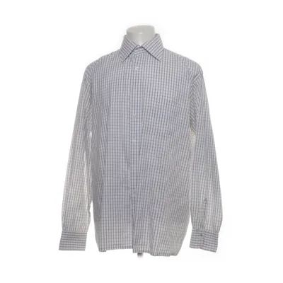 Skjorta (Vit, Blå) från Atlant Bomull, Polyester