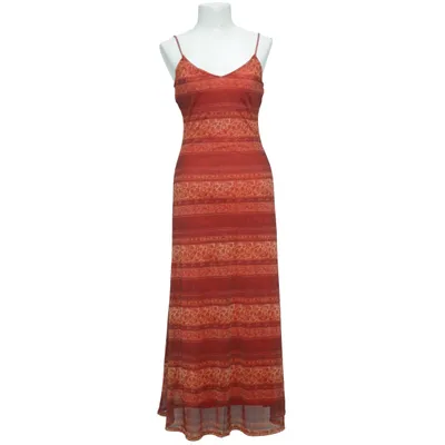 Maxi dress (Red, Orange, Multicolored) from Urban Outfitters Elastane, Polyester