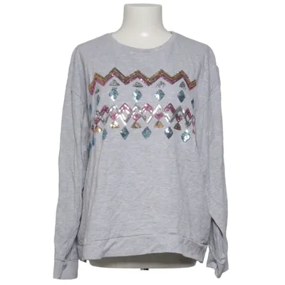 Sweatshirt (Gray, Multicolored) from Encuentro Cotton, Viscose