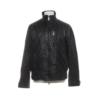 Lederjacke (Schwarz) von ESPRIT Baumwolle, Leder, Polyester