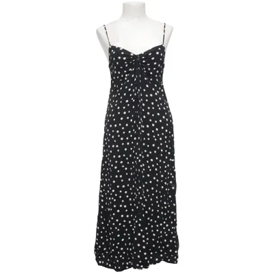 Maxi jurk (Zwart, Wit) van Mango