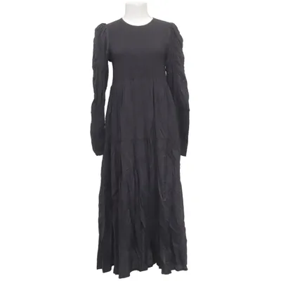 Maxi jurk (Zwart) van Gestuz Nylon, Viscose