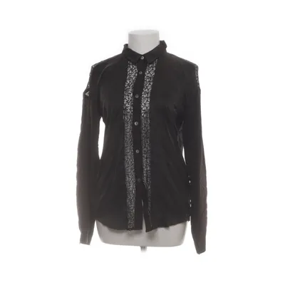 Bluse (Sort) fra Karen by Simonsen Elastan, Polyester, Silke, Viscose