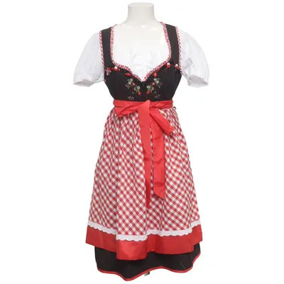 Dirndl (Röd, Vit, Svart) från Stockerpoint Bomull, Polyester