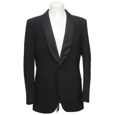 Smoking blazer (Zwart) van Style Polyester, Wol