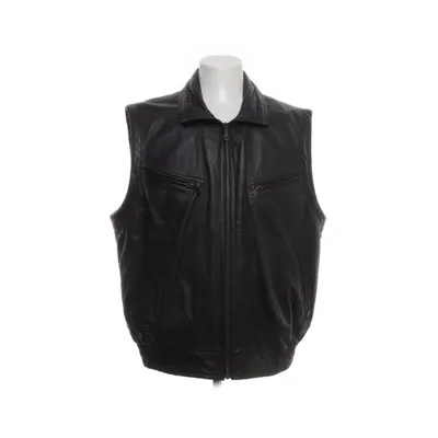 Läderväst (Svart) från Prince Polyester, Skinn