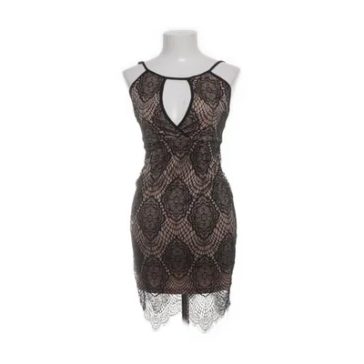 Cocktailkjole (Sort, Beige, Flerfarvet) fra Ginger Fizz Polyester